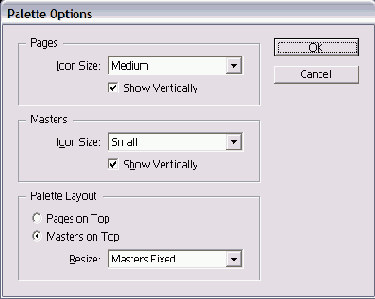   Palette Options