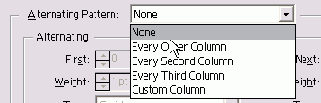   Alternating Pattern   